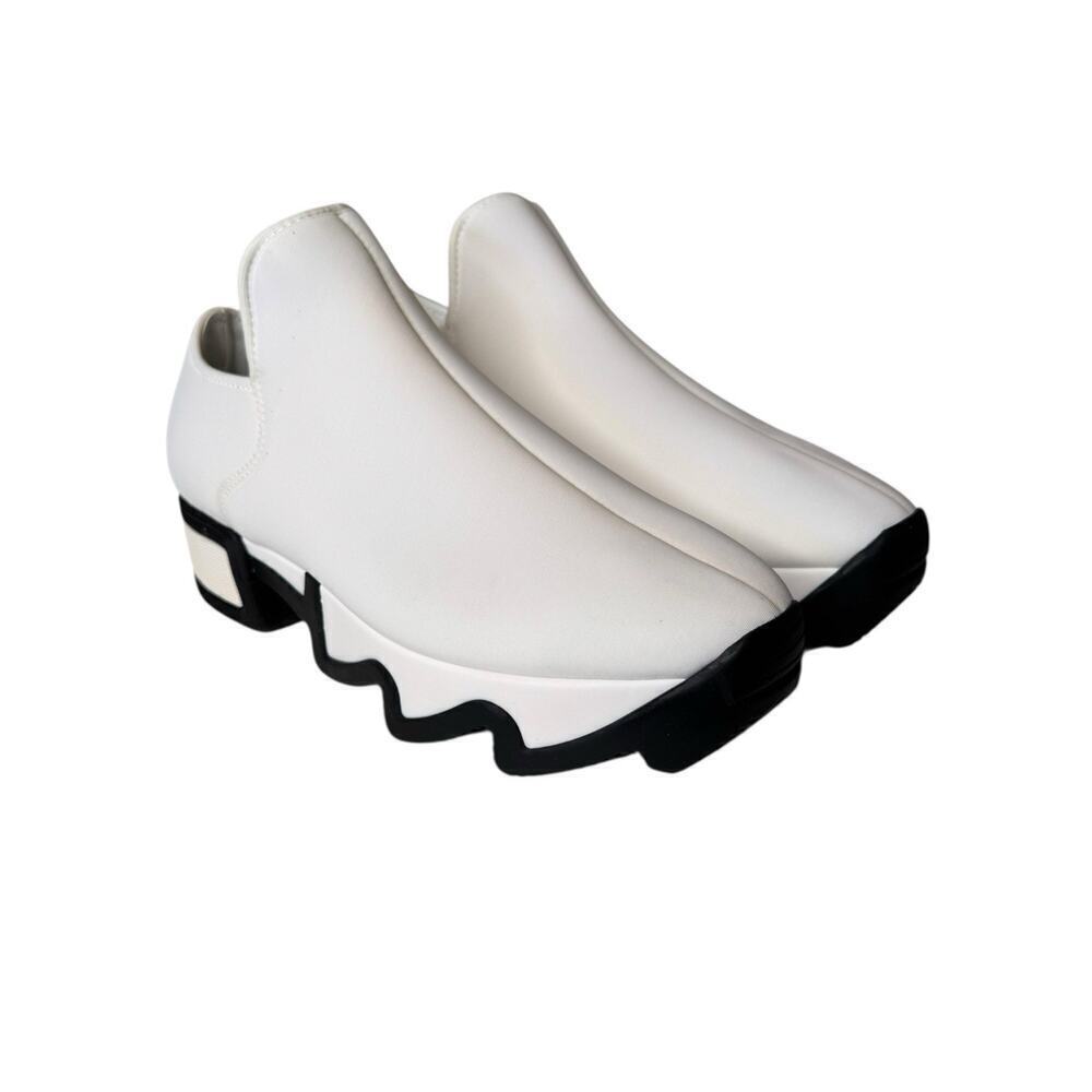 Iri Nyc Wes White Neoprene Streetwear Sneakers Unisex Size Eu 39.5 Us W9.5 M7 — image 2 of 8